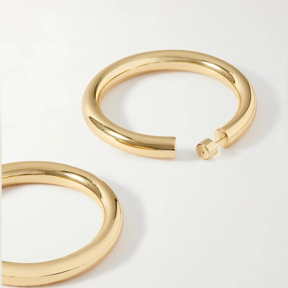 Brand New! Jennifer Fisher 2" Jamma Hoop Earrings - Picture 2 of 9